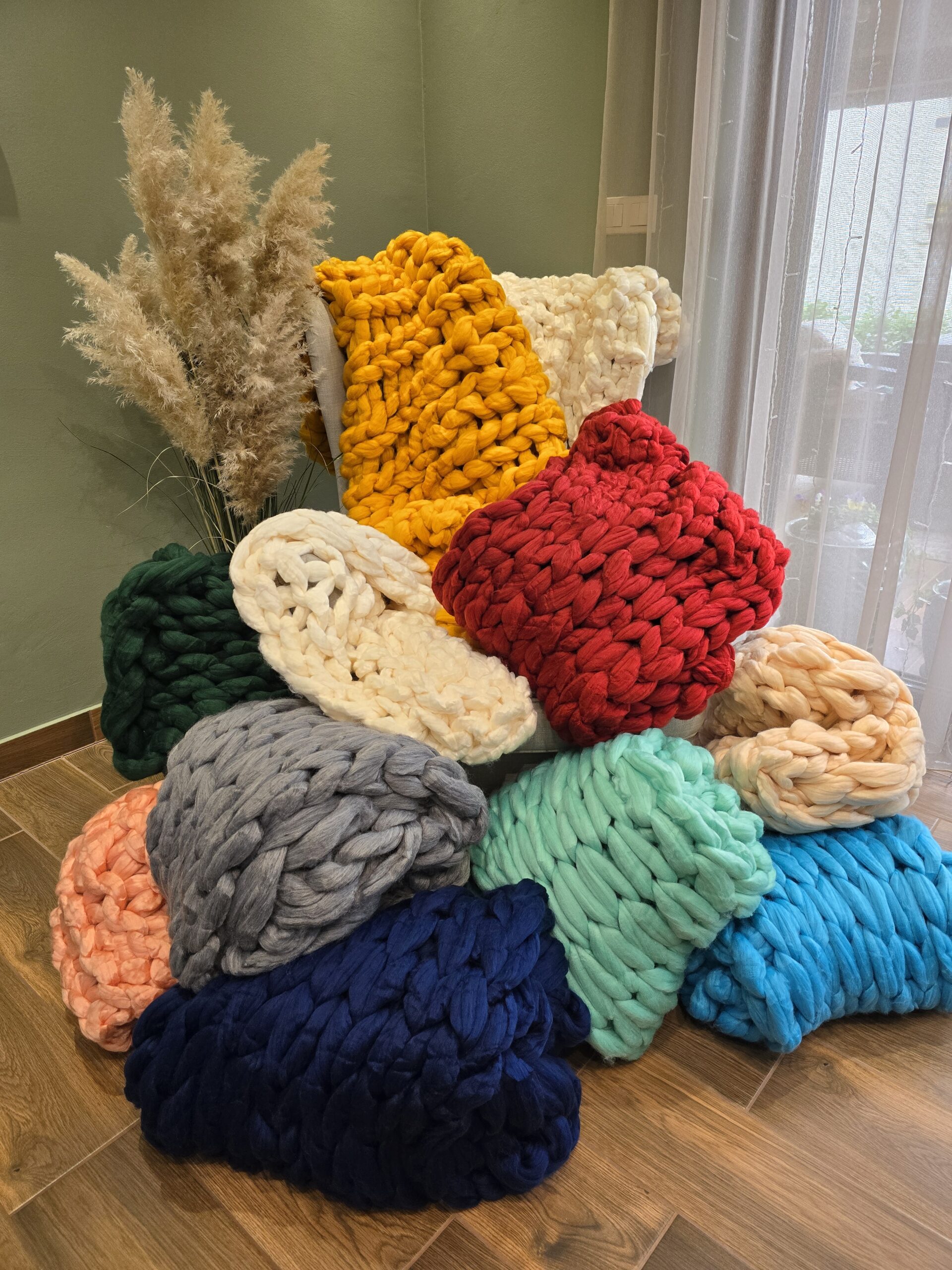 Egyszínű puha és lágy, dizájn poliészter és zsenília takarók