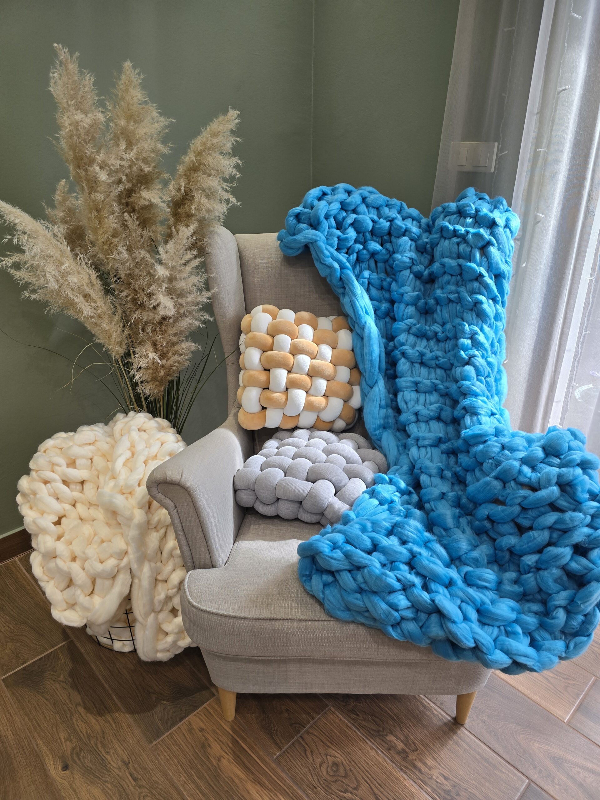 Egyszínű puha és lágy, dizájn poliészter és zsenília takarók - Image 11