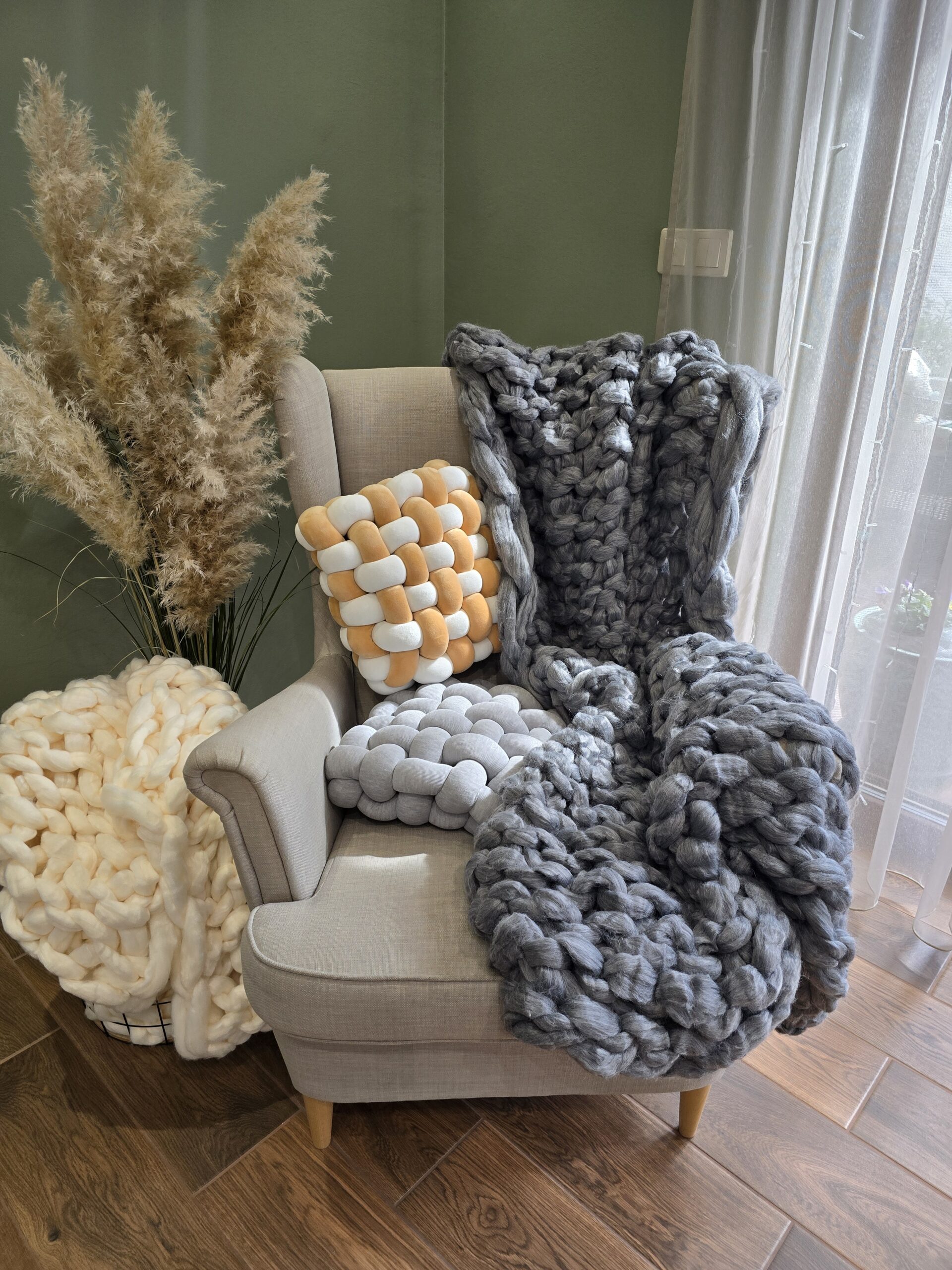 Egyszínű puha és lágy, dizájn poliészter és zsenília takarók - Image 7