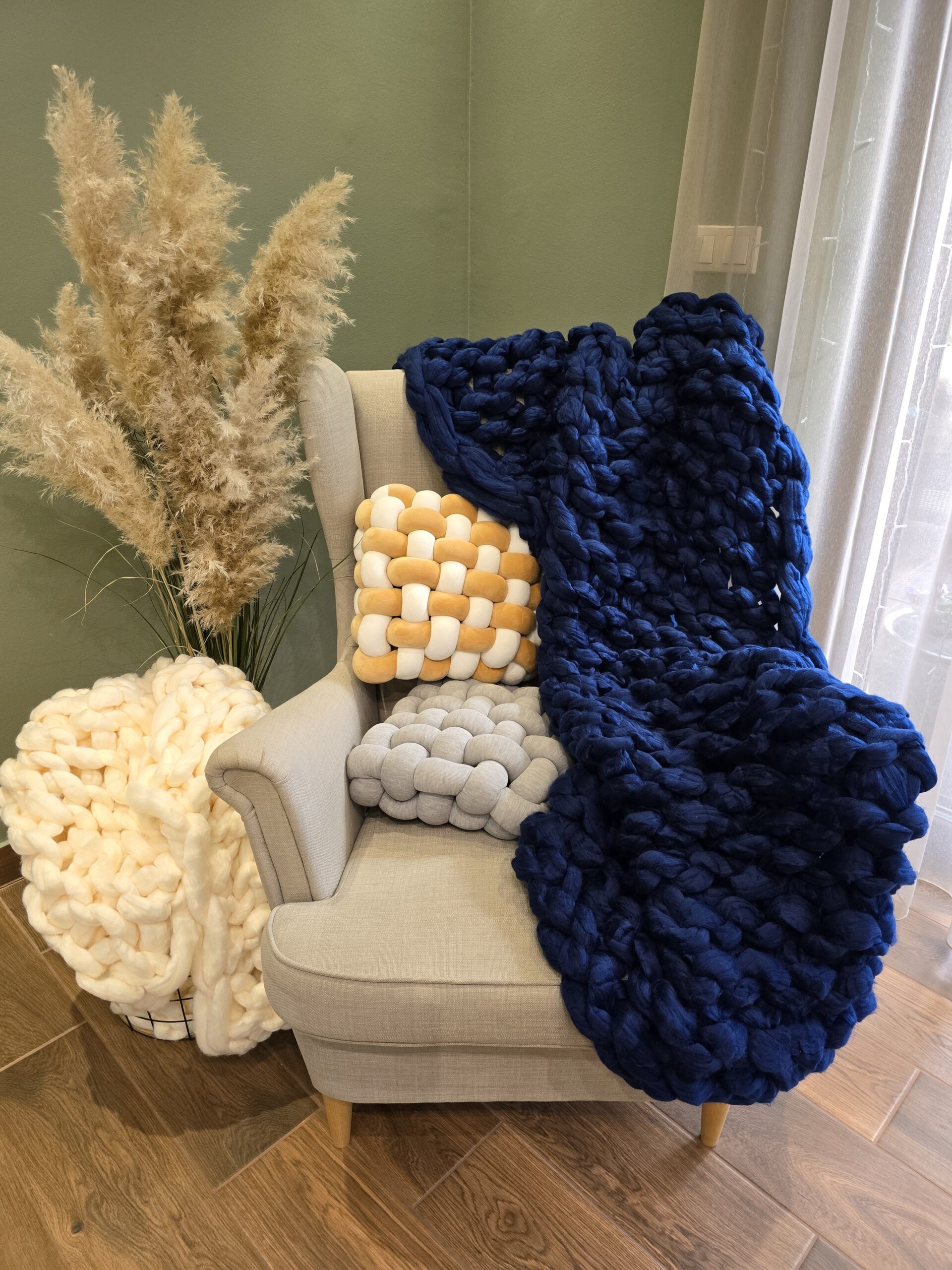 Egyszínű puha és lágy, dizájn poliészter és zsenília takarók - Image 5