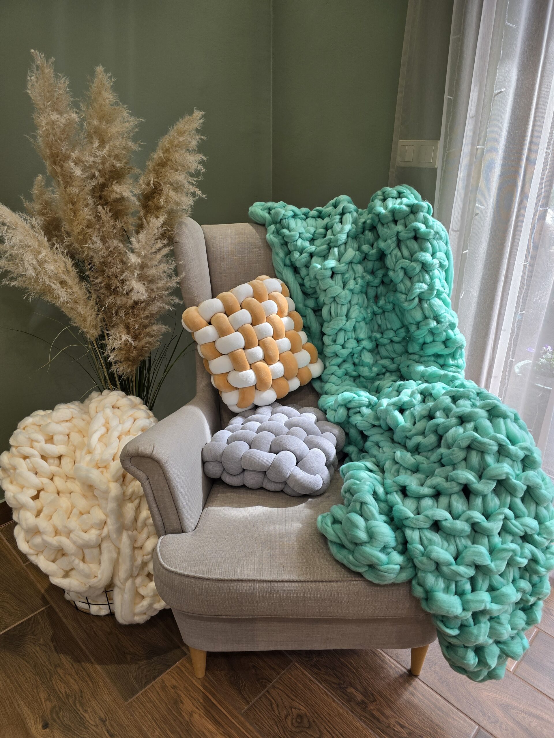 Egyszínű puha és lágy, dizájn poliészter és zsenília takarók - Image 4